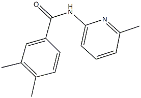 3,4-dimethyl-N-(6-methyl-2-pyridinyl)benzamide 구조식 이미지