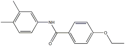 N-(3,4-dimethylphenyl)-4-ethoxybenzamide 구조식 이미지