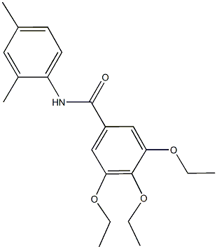 N-(2,4-dimethylphenyl)-3,4,5-triethoxybenzamide Structure