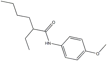 2-ethyl-N-(4-methoxyphenyl)hexanamide 구조식 이미지