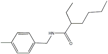 2-ethyl-N-(4-methylbenzyl)hexanamide Structure