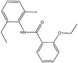 2-ethoxy-N-(2-ethyl-6-methylphenyl)benzamide 구조식 이미지