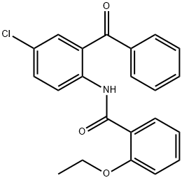 N-(2-benzoyl-4-chlorophenyl)-2-ethoxybenzamide Structure