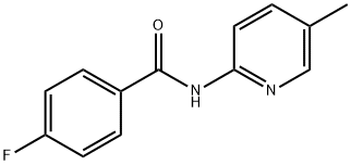 4-fluoro-N-(5-methyl-2-pyridinyl)benzamide Structure