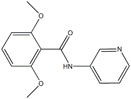 2,6-dimethoxy-N-(3-pyridinyl)benzamide 구조식 이미지