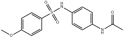 N-(4-{[(4-methoxyphenyl)sulfonyl]amino}phenyl)acetamide Structure