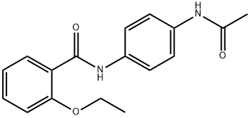 N-[4-(acetylamino)phenyl]-2-ethoxybenzamide 구조식 이미지