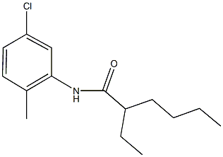 N-(5-chloro-2-methylphenyl)-2-ethylhexanamide 구조식 이미지