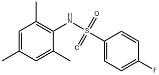 4-fluoro-N-mesitylbenzenesulfonamide 구조식 이미지