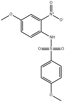 N-{2-nitro-4-methoxyphenyl}-4-methoxybenzenesulfonamide Structure