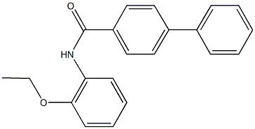 N-(2-ethoxyphenyl)[1,1'-biphenyl]-4-carboxamide Structure