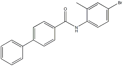 N-(4-bromo-2-methylphenyl)[1,1'-biphenyl]-4-carboxamide Structure