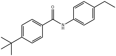 4-tert-butyl-N-(4-ethylphenyl)benzamide 구조식 이미지