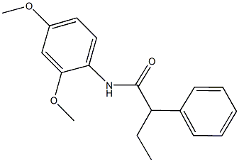 N-(2,4-dimethoxyphenyl)-2-phenylbutanamide 구조식 이미지