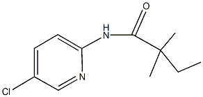 N-(5-chloro-2-pyridinyl)-2,2-dimethylbutanamide Structure