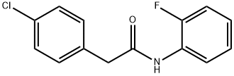 2-(4-chlorophenyl)-N-(2-fluorophenyl)acetamide Structure