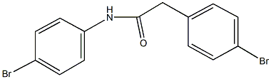 N,2-bis(4-bromophenyl)acetamide Structure