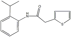 N-(2-isopropylphenyl)-2-thien-2-ylacetamide Structure