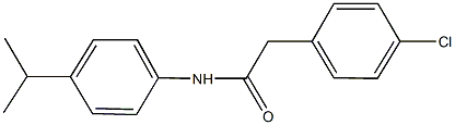 2-(4-chlorophenyl)-N-(4-isopropylphenyl)acetamide 구조식 이미지