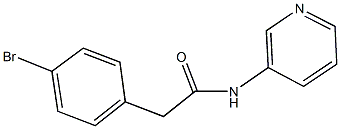 2-(4-bromophenyl)-N-(3-pyridinyl)acetamide Structure