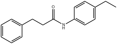 N-(4-ethylphenyl)-3-phenylpropanamide 구조식 이미지