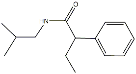 N-isobutyl-2-phenylbutanamide Structure