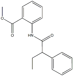 methyl 2-[(2-phenylbutanoyl)amino]benzoate Structure