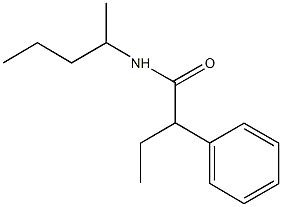 N-(1-methylbutyl)-2-phenylbutanamide Structure