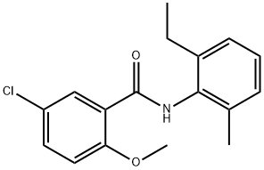 5-chloro-N-(2-ethyl-6-methylphenyl)-2-methoxybenzamide Structure