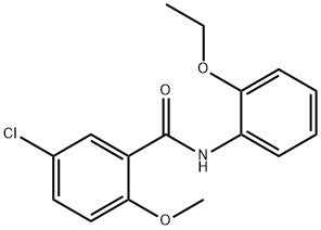 5-chloro-N-(2-ethoxyphenyl)-2-methoxybenzamide Structure