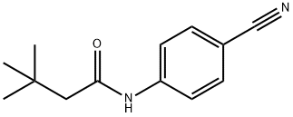 N-(4-cyanophenyl)-3,3-dimethylbutanamide Structure