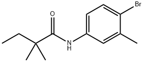 N-(4-bromo-3-methylphenyl)-2,2-dimethylbutanamide Structure