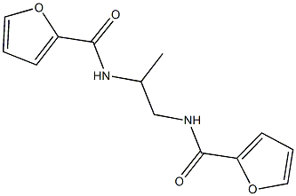 N-[2-(2-furoylamino)-1-methylethyl]-2-furamide 구조식 이미지