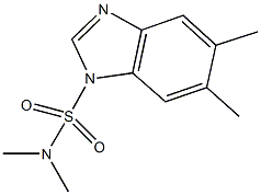 N,N,5,6-tetramethyl-1H-benzimidazole-1-sulfonamide Structure