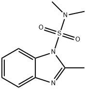 N,N,2-trimethyl-1H-benzimidazole-1-sulfonamide 구조식 이미지