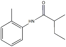 2-methyl-N-(2-methylphenyl)butanamide 구조식 이미지