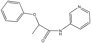 2-phenoxy-N-(3-pyridinyl)propanamide Structure