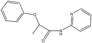2-phenoxy-N-(2-pyridinyl)propanamide 구조식 이미지