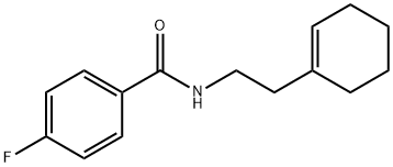 N-[2-(1-cyclohexen-1-yl)ethyl]-4-fluorobenzamide Structure