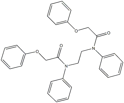 2-phenoxy-N-{2-[(phenoxyacetyl)anilino]ethyl}-N-phenylacetamide 구조식 이미지