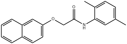 N-(2,5-dimethylphenyl)-2-(2-naphthyloxy)acetamide Structure