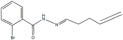 2-bromo-N'-(4-pentenylidene)benzohydrazide Structure