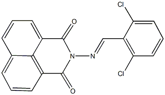 2-[(2,6-dichlorobenzylidene)amino]-1H-benzo[de]isoquinoline-1,3(2H)-dione 구조식 이미지