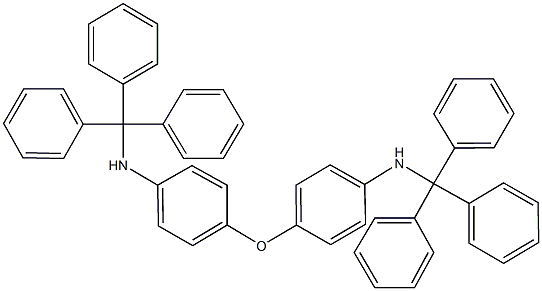 N-trityl-N-{4-[4-(tritylamino)phenoxy]phenyl}amine 구조식 이미지