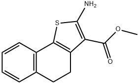 methyl 2-amino-4,5-dihydronaphtho[1,2-b]thiophene-3-carboxylate Structure