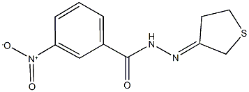 N'-dihydro-3(2H)-thienylidene-3-nitrobenzohydrazide Structure