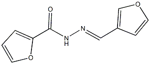 N'-(3-furylmethylene)-2-furohydrazide Structure