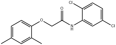 N-(2,5-dichlorophenyl)-2-(2,4-dimethylphenoxy)acetamide 구조식 이미지