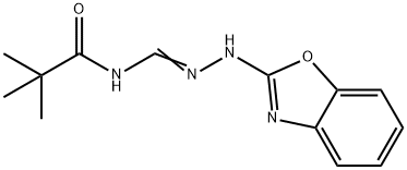 N-(1,3-benzoxazol-2-yl)-N''-(2,2-dimethylpropanoyl)guanidine Structure