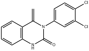 3-(3,4-dichlorophenyl)-4-methylene-3,4-dihydro-2(1H)-quinazolinone 구조식 이미지